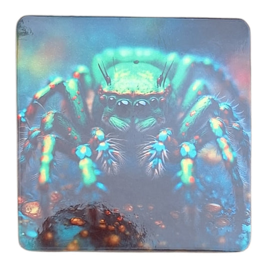 Jumping Spider Fridge Magnet