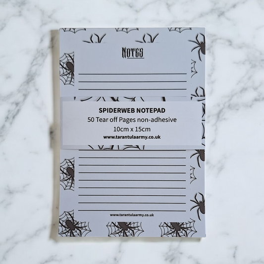 Tarantula A6 Notepad - 50 Pages