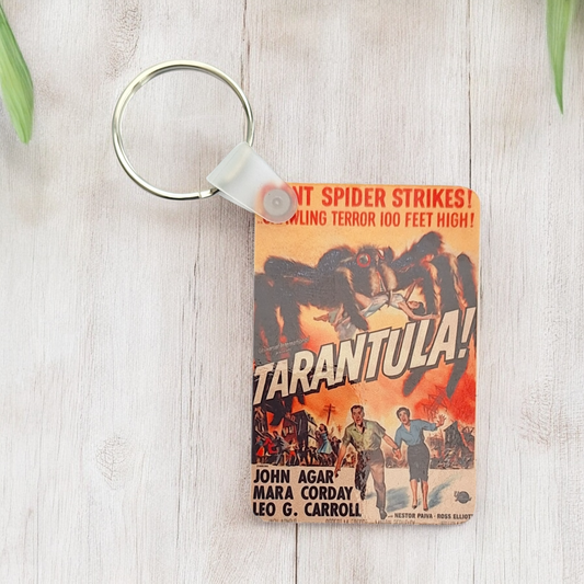 Tarantula Movie Poster Wooden Keyring