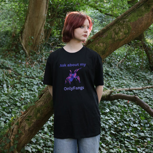 Ask Me About My Only Fangs T-Shirt - MADE TO ORDER