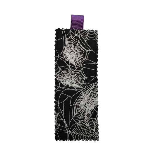 Spiderweb Fabric Bookmark with Ribbon Top