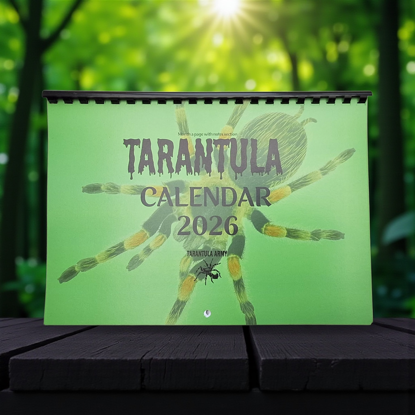 Tarantula Army 2026 A4 Wall Calendar