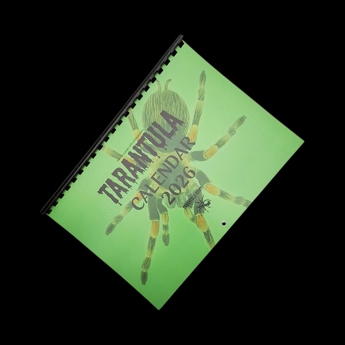 Tarantula Army 2026 A4 Wall Calendar