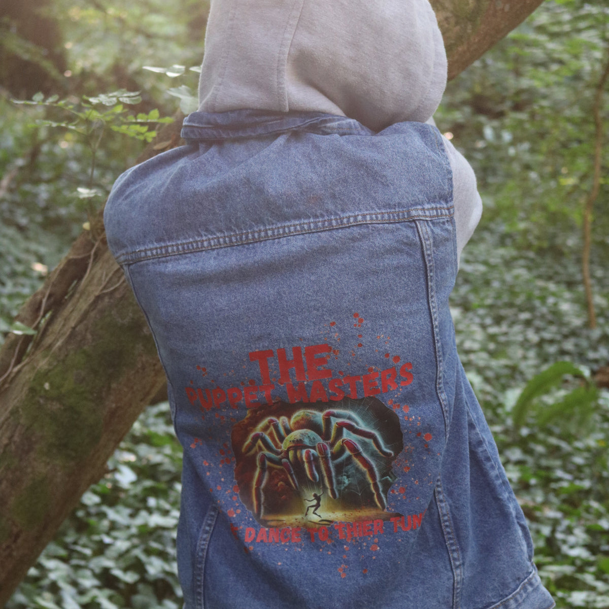 The Puppet Master Tarantula Denim Jacket