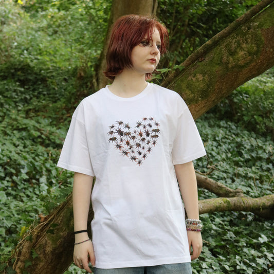 Tarantula Heart T-Shirt - MADE TO ORDER