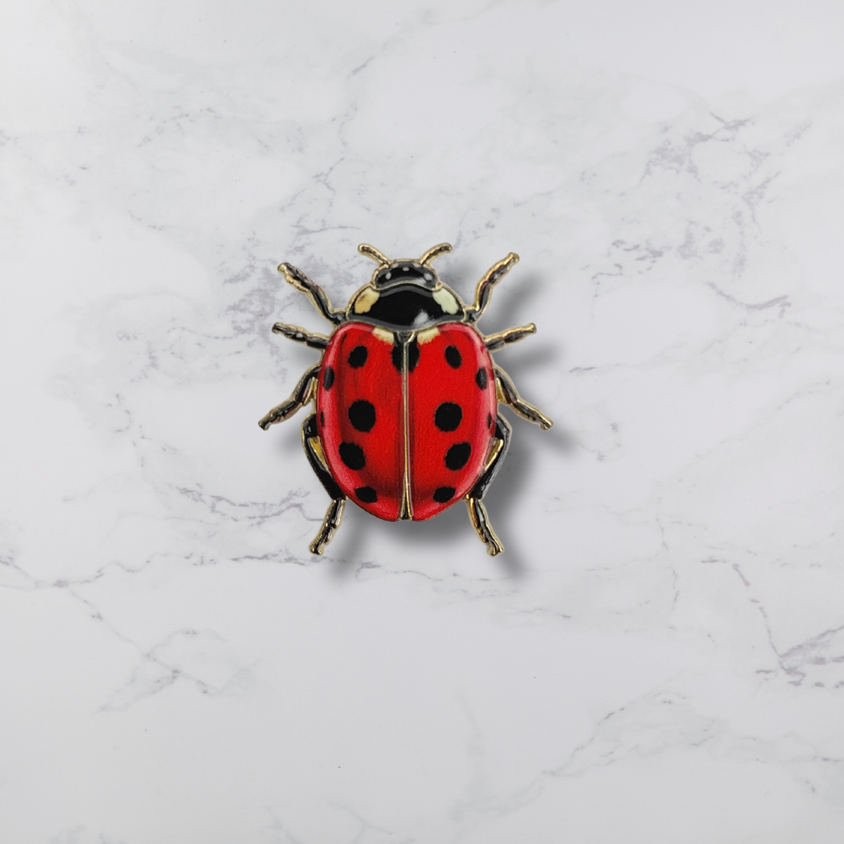 Ladybird Enamel Pin Badge
